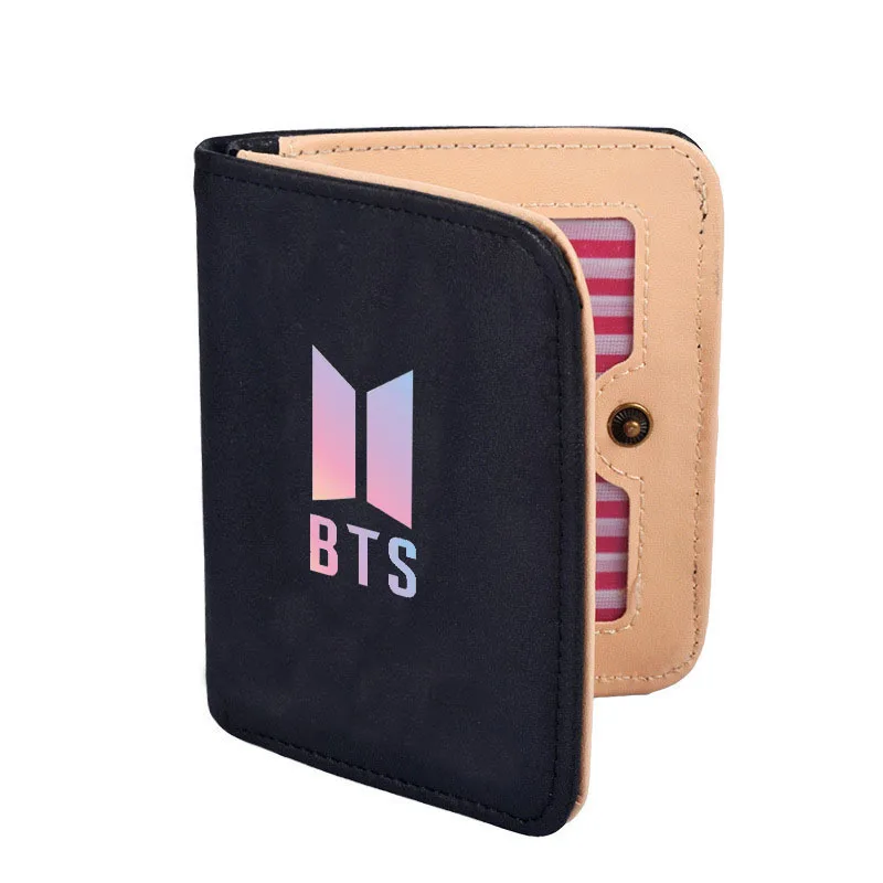 

Kpop Bangtan Boys Suga wallet Short wallet kpop Candy colors Coin Purse cute wallet men and womens wallets purses