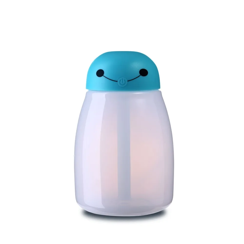 7 цветов светодиодный Ночной светильник с 400 мл увлажнитель воздуха Арома-диффузор для эфирных масел, Ароматерапия USB прекрасный лампа подарок для ребенка лампы - Испускаемый цвет: blue