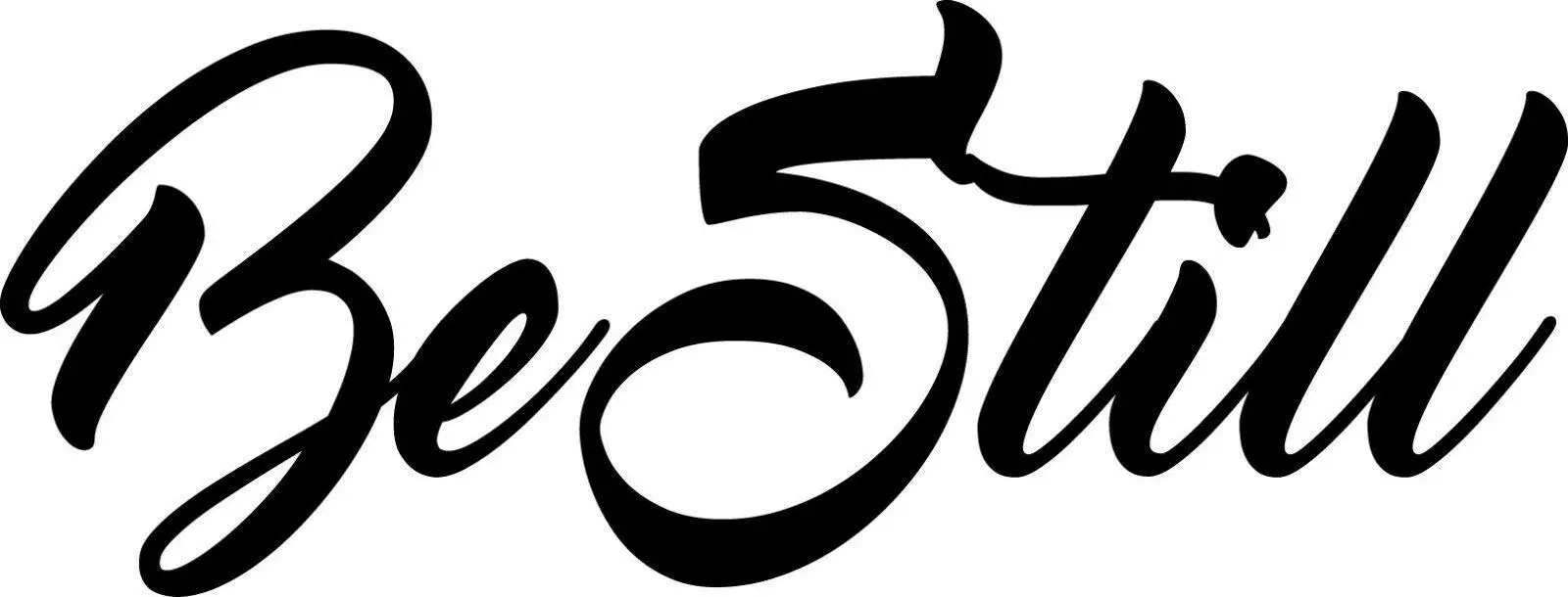 

Be Still Decal Psalm 46:10 Bible Testament God Window Bumper Sticker Car Decor Car Stickers Length 14.5cm