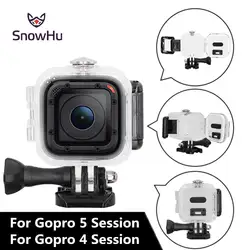 SnowHu 45 м подводный корпус защитный жесткий чехол для Gopro Hero 4 Session 5 Session камера для дайвинга GP309