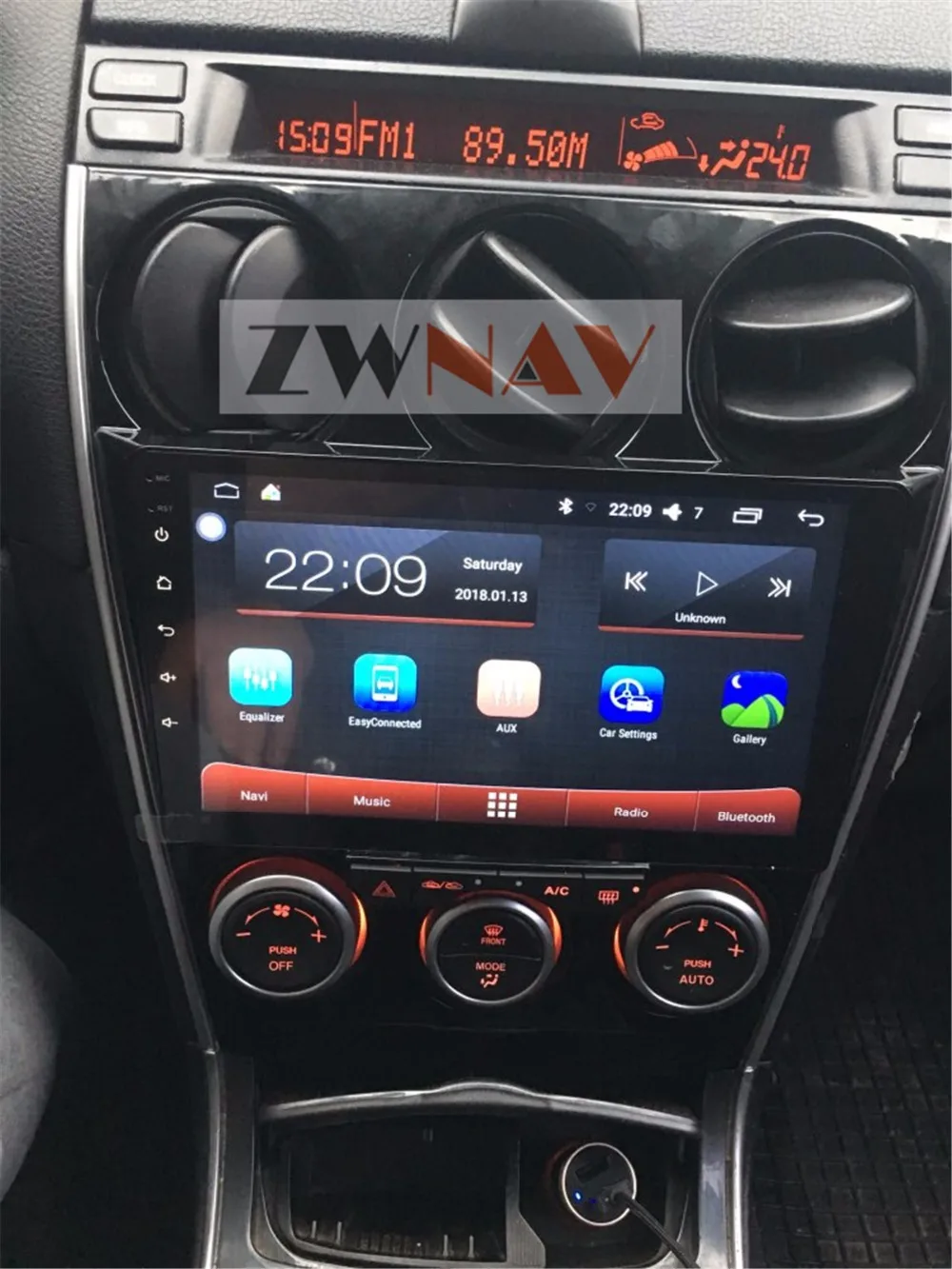 Perfect 10.1 inch Car GPS Navigation Android 7.0 System Auto Radio Multimedia Player Auto Stereo For Mazda 6 2002-2008 No DVD Player 2