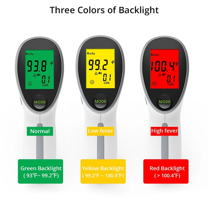Цифровой портативный инфракрасный термометр Температура Бесконтактный ребенок температура для тела и поверхности
