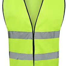 Светоотражающая куртка с защитным снаряжением, светоотражающий зеленый жилет с принтом логотипа GM0704