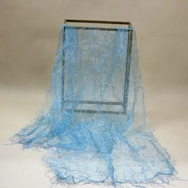 S106, шелковый шарф из органзы сатин платок носовой платок, цвет: как на изображении Размер: 60*160 см