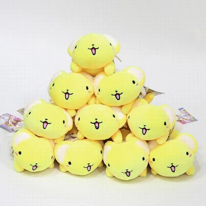 10pcs/lot Anime Cardcaptor Sakura kero Plush pendant toy 12CM Soft Stuffed dolls Gift