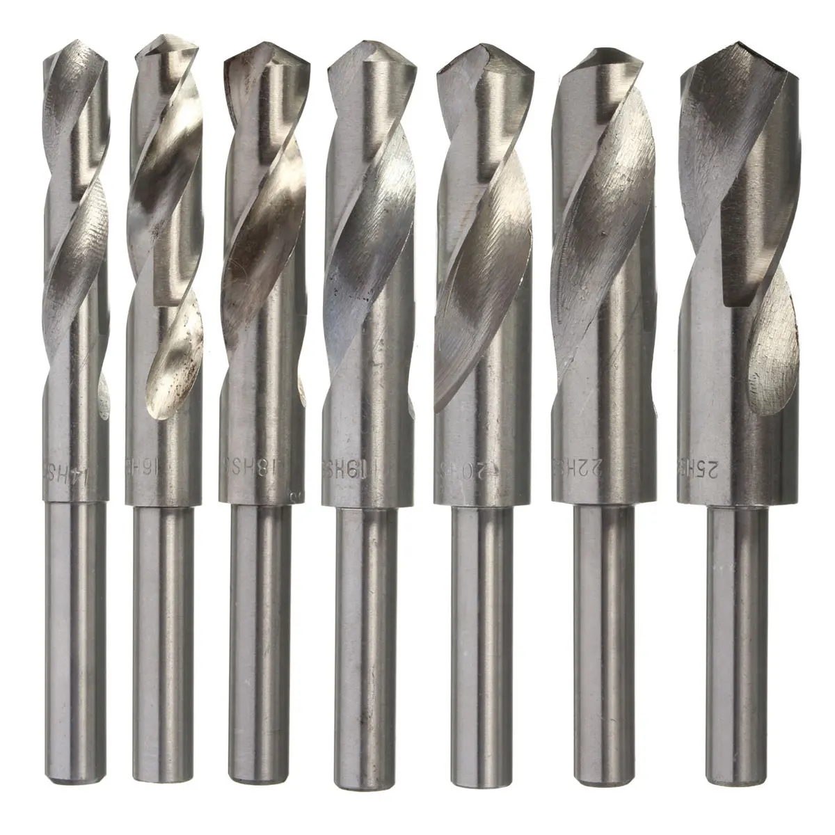 

1Pcs 14/16/18/19/20/22/25mm Carbon Steel HSS Blacksmiths Drill Bit 1/2" Straight Shank Tool