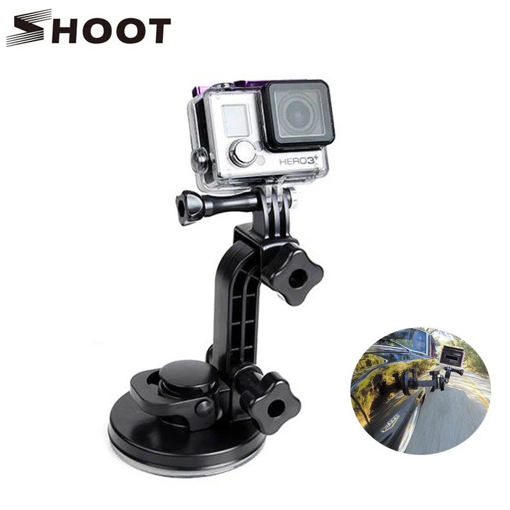 New Windshield Glass Sucker Suction Cup Mount For GoPro HERO 5 4 3