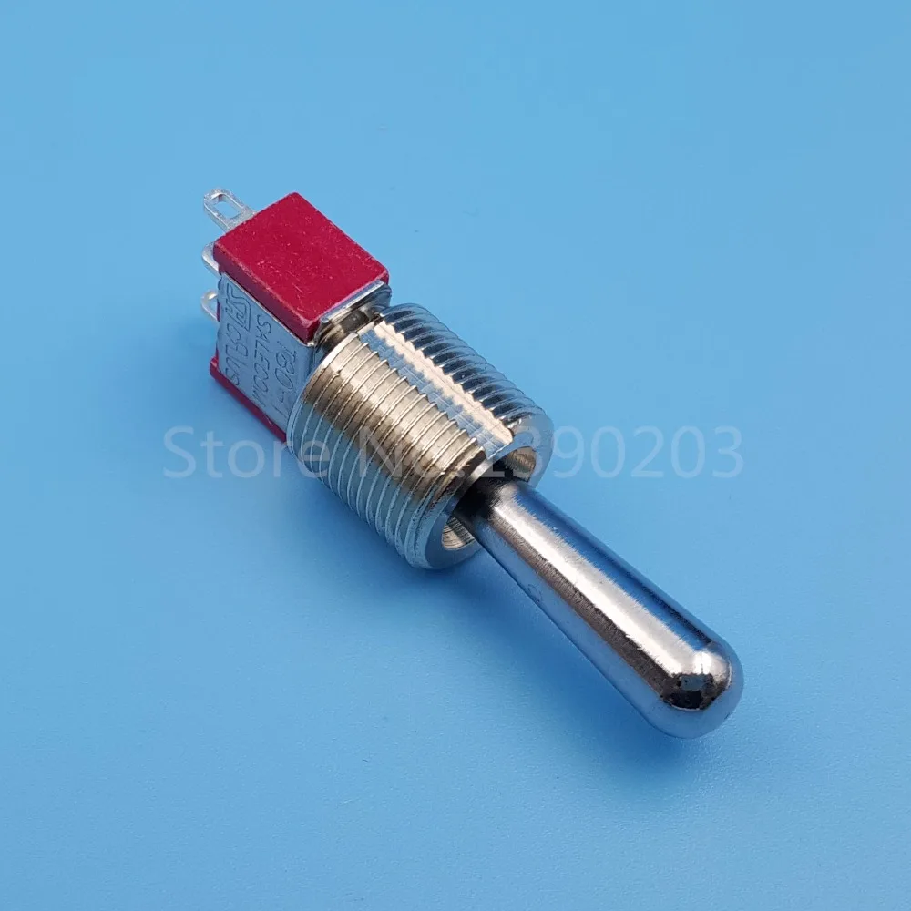 SH T8014A-Z1 12 мм 3Pin 3 положения MOM-OFF-MOM мгновенный SPDT Мини тумблер большая длинная ручка