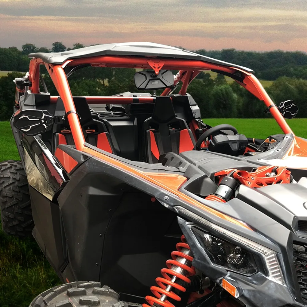 UTV 1,"-2" зажим заднего вида Зеркало Набор черный для Polaris RZR для Can Am Maverick X3 для Arctic Cat для John Deere Gator