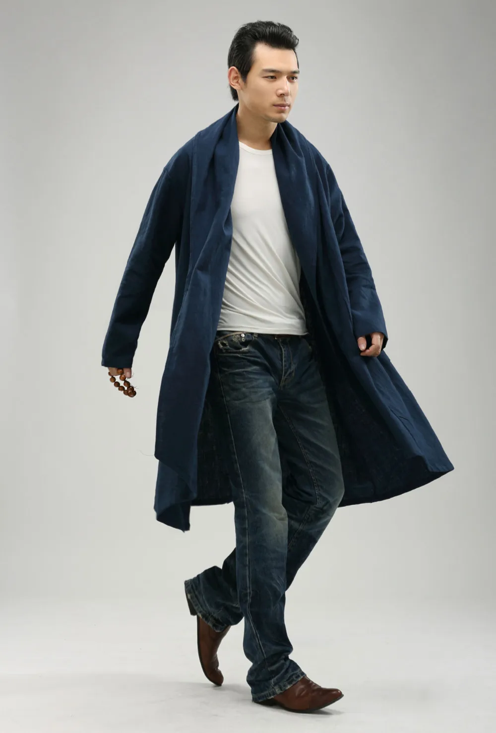 Крутой этнический тренд, Модный Плащ от ветра mianiiwaitao, длинная куртка, пальто