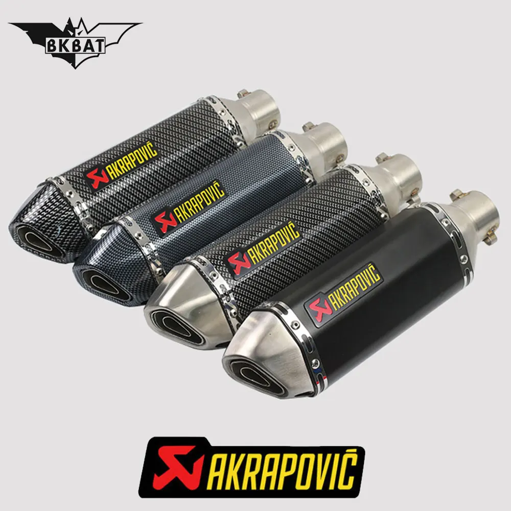 

Akrapovic exhaust motorcycle exhaust escape moto muffler db killer For yamaha nmax bws fazer xjr 1300 r1 fazer fz6 mt 09 exhaust