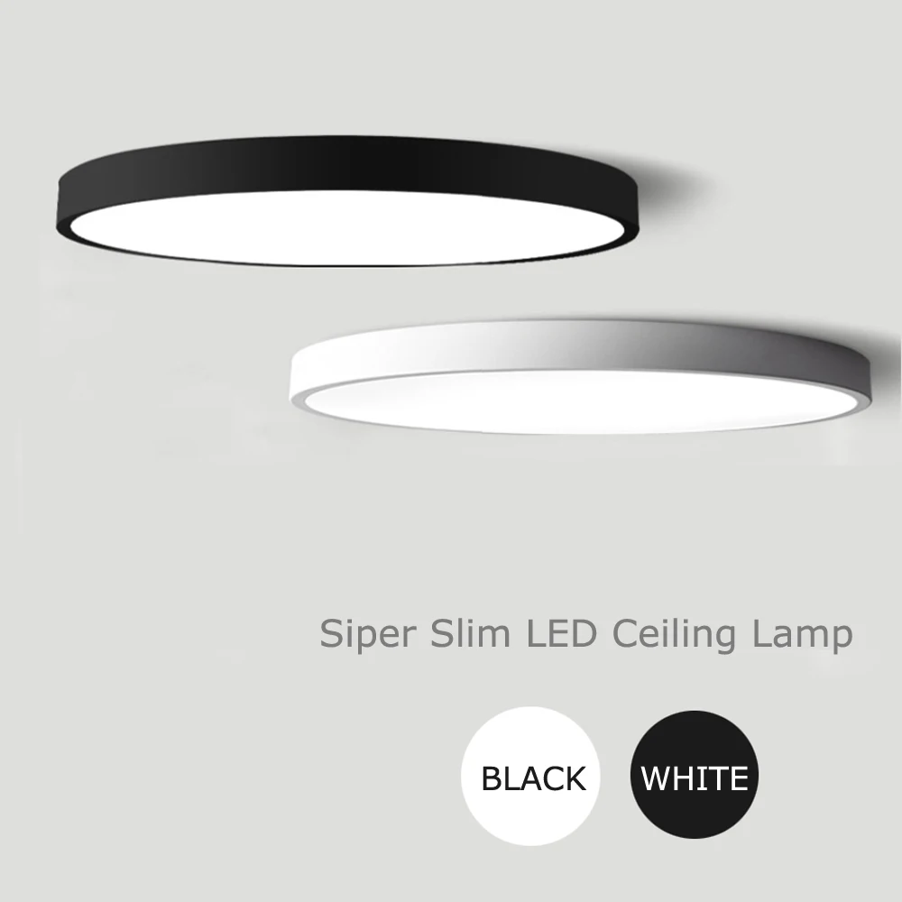 Round LED Ceiling Lights 5cm Thicness Modern LED Ceiling ...