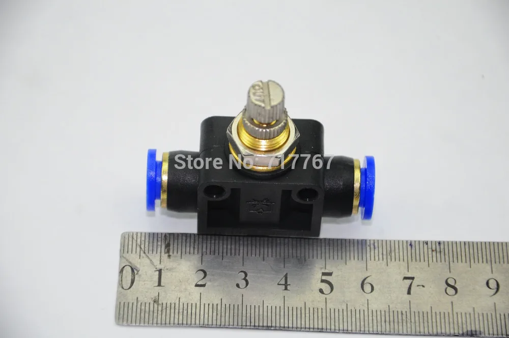 

SNS Pneumatic compents SPA-6 two sides pipe speed controller OD 8MM throttle valve fast couple one touch air fitting
