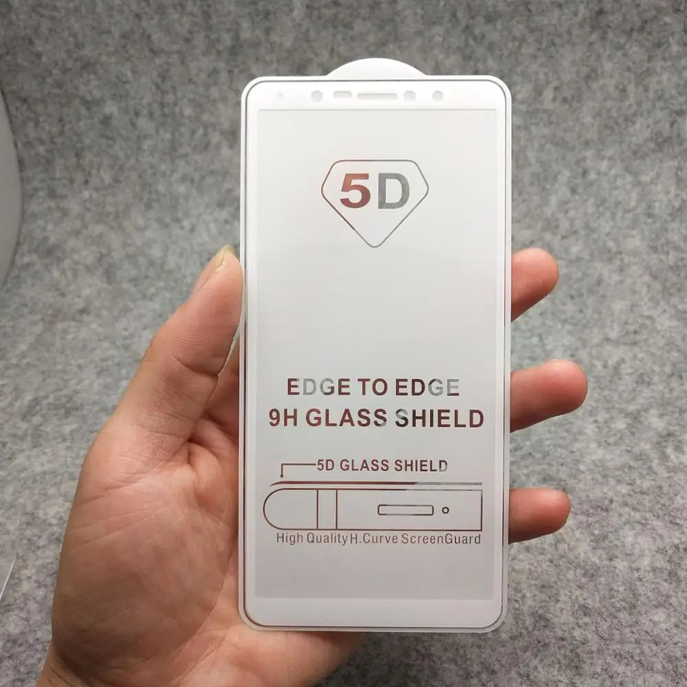 5D Full Front Film Tempered Glass For Xiaomi Pocohone F1 Mi7 Mi8 8SE 6X Screen Protective For Xiaomi A1 5S 5X 6 6X Mix2 Note3 A2 (15)
