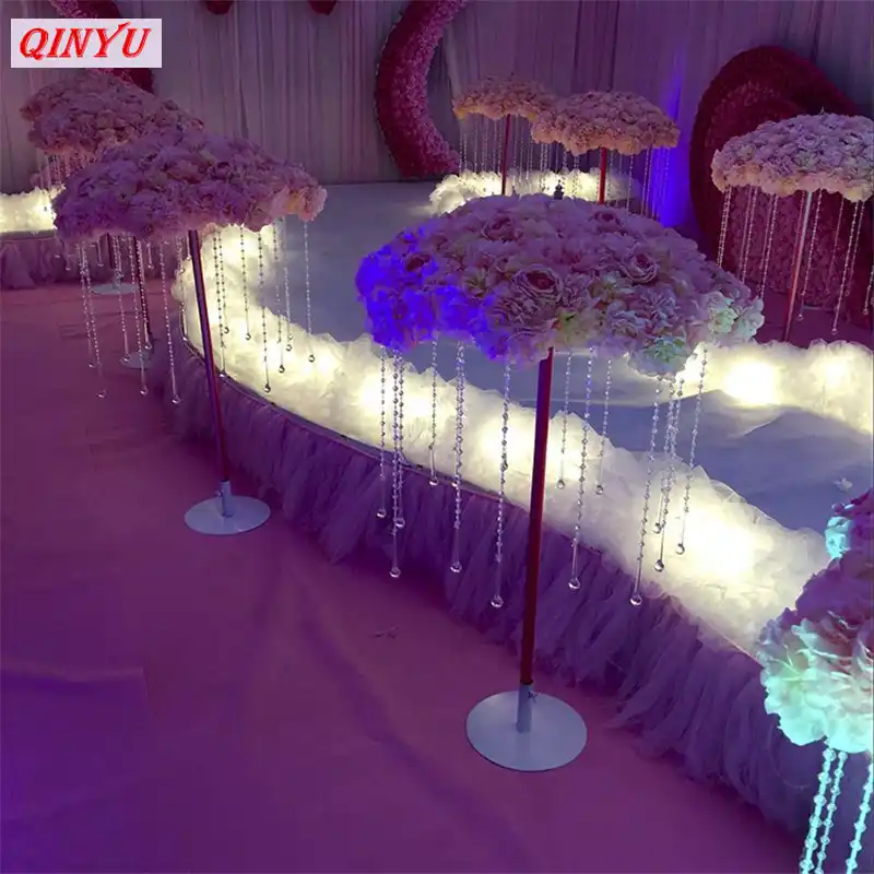 1pcs 48cmx5m Tulle Roll Wedding Table Decoration Roll Fabric Spool