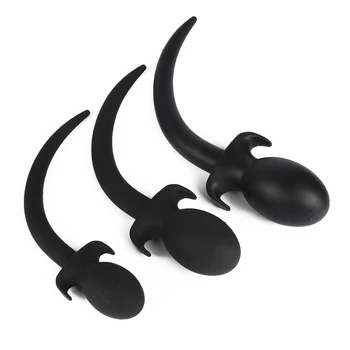 Dog Slave Tails Anal Toys Butt Plug Silicone Anal Plug,Adult Sex Toys for Men G Spot Massager Erotic Anal Sex Toys for Women A3 1