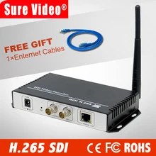 H.265 / H.264 HD 3G SDI To IP Streaming Video Wifi Encoder With HTTP /RTSP /RTMP /UDP /ONVIF Protocol
