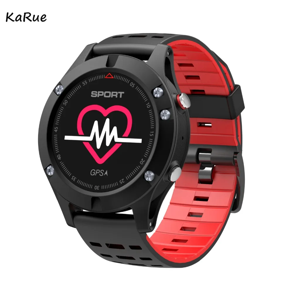 

KaRue F5 Smartwatch GPS Smart watch Altimeter Barometer Thermometer Bluetooth 4.2 Smartwatch Wearable For iOS Android DHL EMS