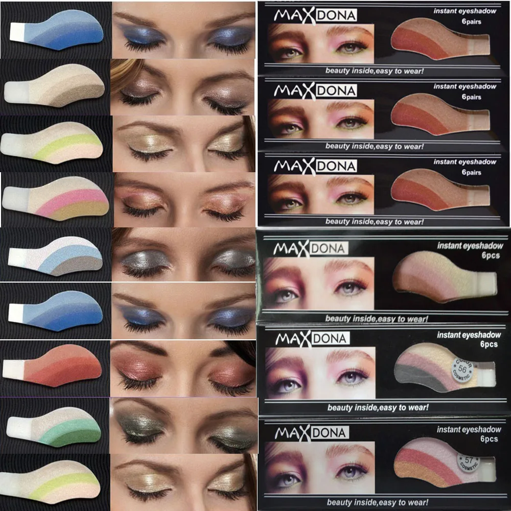 2pack/set eyeshadow sticker magic eyes tattoo cosmetic makeup eye