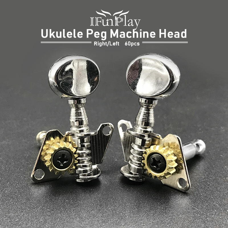 60pcs Ukulele Locking String Tuning Peg Machine Head UK Tuner Peg