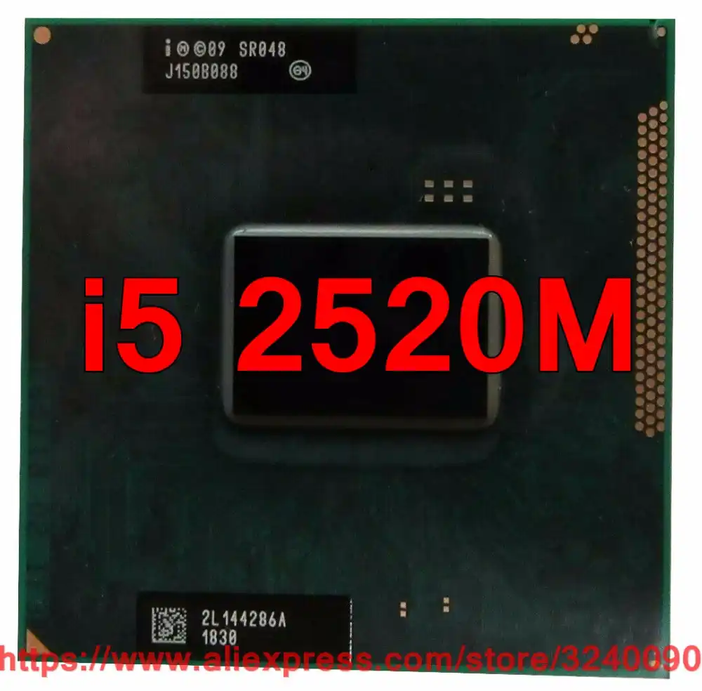 Original Lntel Core I5 25m Sr048 Cpu 3m Cache 2 50ghz Dual Core I5 25m Laptop Processor Free Shipping Cpus Aliexpress