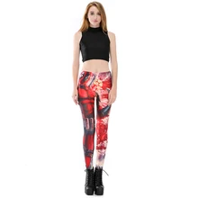 Эластичные повседневные штаны с цифровым принтом; женские леггинсы с рисунком Супермена; 7 размеров; одежда для фитнеса;