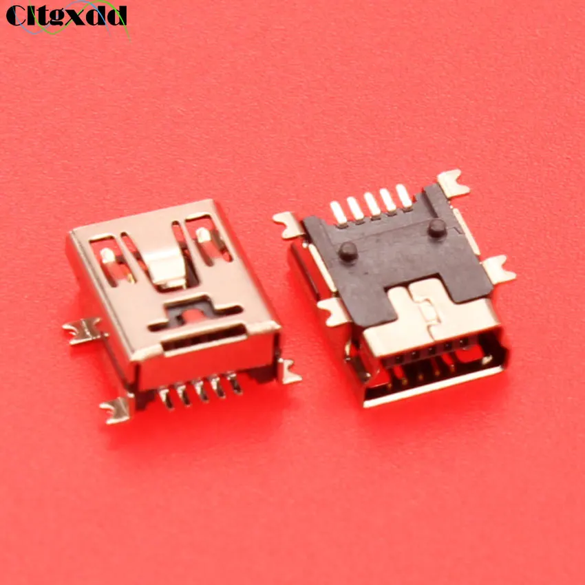 

cltgxdd 5pin Mini USB jack charging port connector USB socket Replacement part For MP3 MP4 GPS PS3 Wireless Controller Joypad 5P