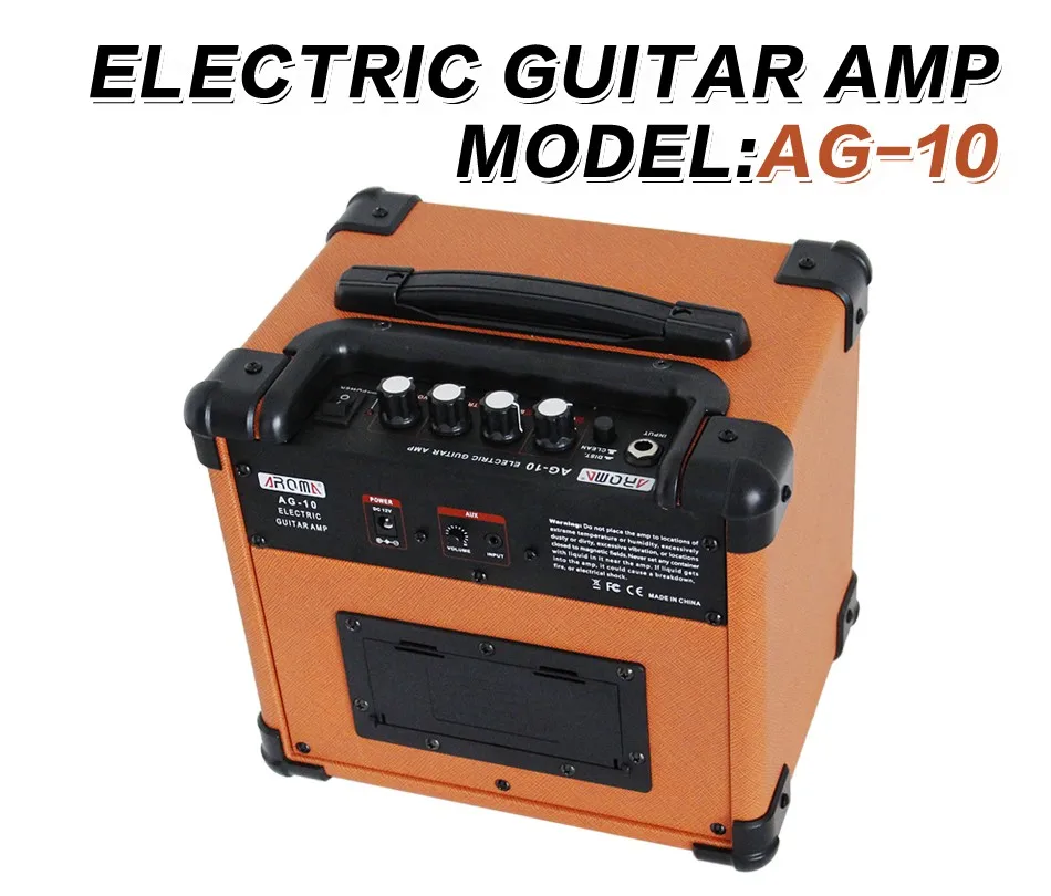 Арома AG-10 Электрический аналоговый усилитель динамик коробка аудио усилитель искажения и чистый звук 2 эффекты