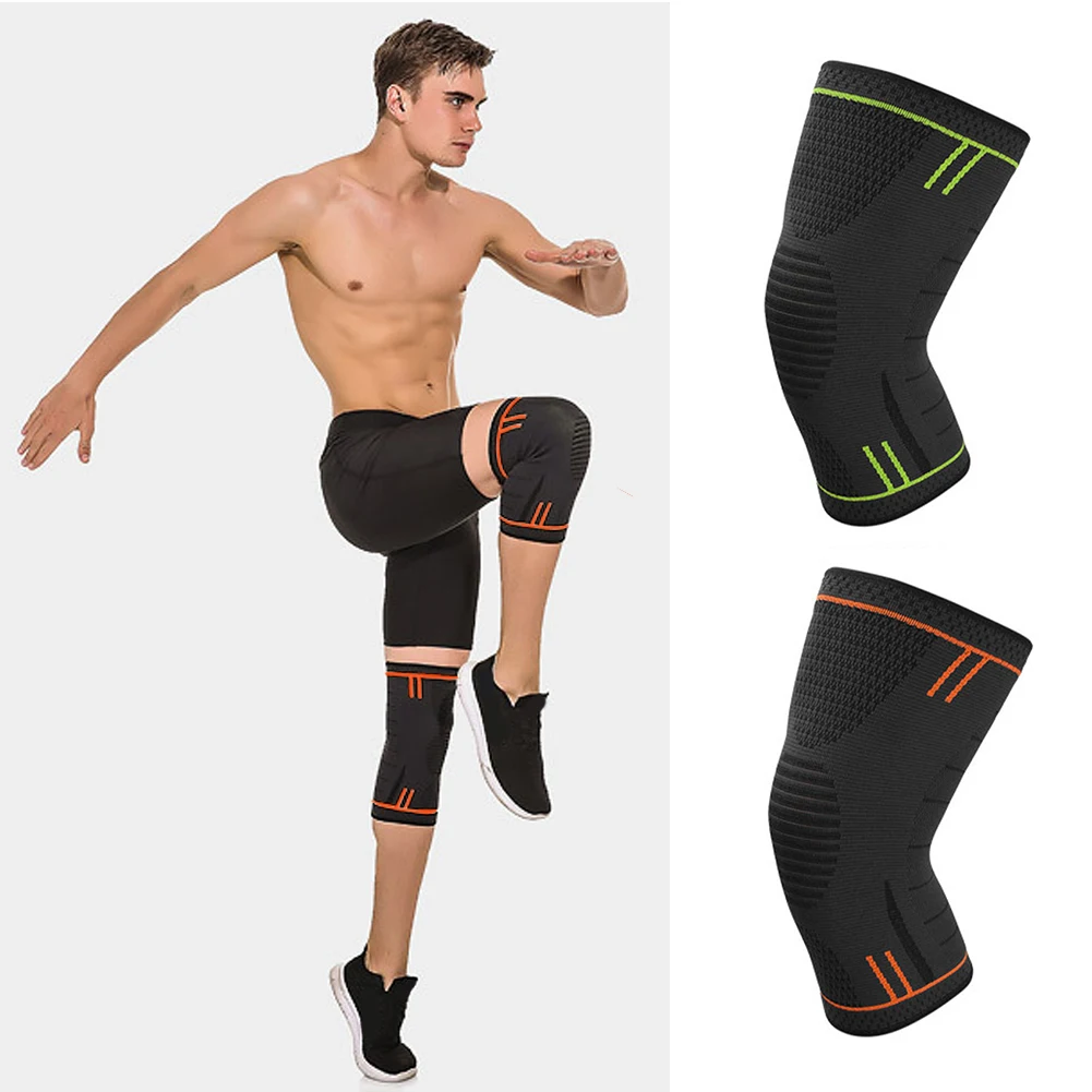 تشغيل الرياضة الكرة الطائرة الدراجات ضغط سيليكون منصات الرضفة دعم كرة السلة دعامة الركبة اللياقة البدنية مرونة
