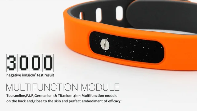 Bracciale Biomagnetico Power Ionics - Anti Ansia, Con Tormalina E Germanio