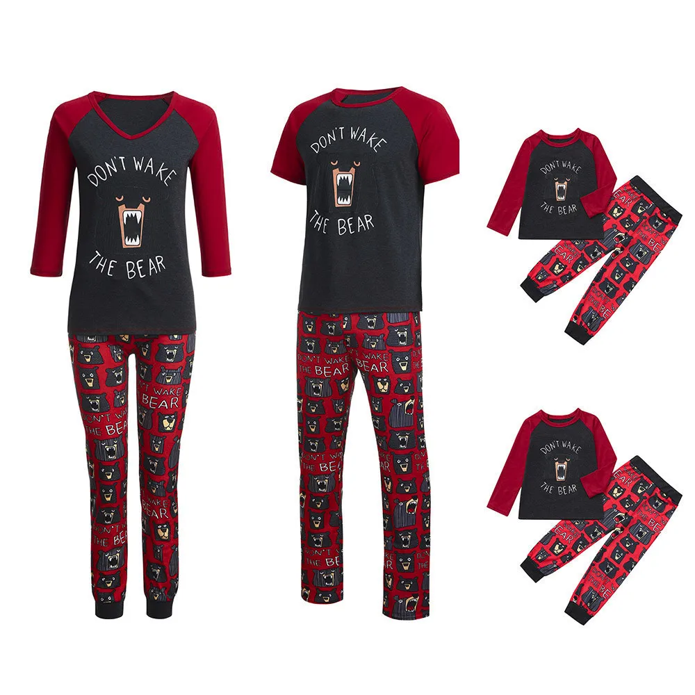Топы и штаны с рисунками для маленьких мальчиков, Семейные пижамы, одежда для сна, рождественские комплекты, хлопковая повседневная одежда для сна, Новогодняя одежда для сна,# ss