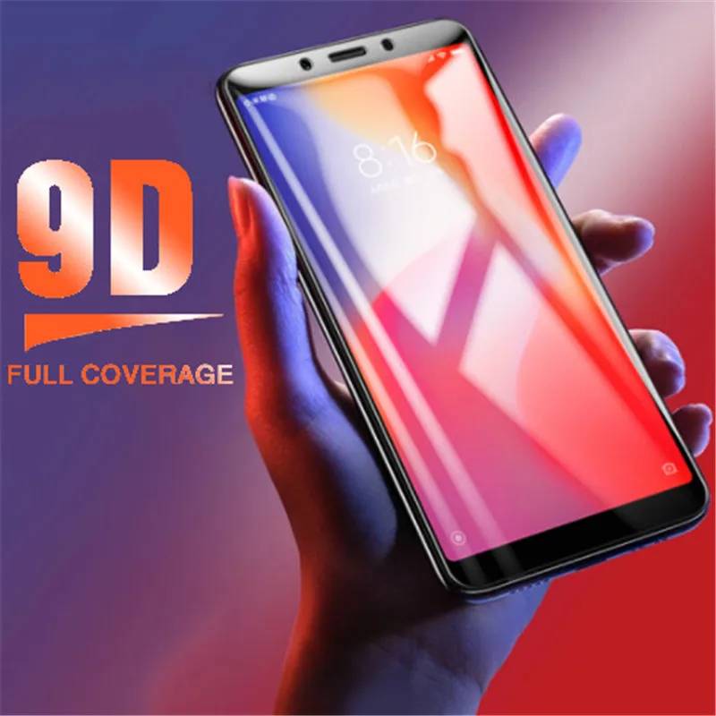 Защитное стекло 9D для Xiaomi Redmi 5 Plus 5A 6A 6 Pro Note 7 16 Гб 64 S2|Защитные стёкла и плёнки| |