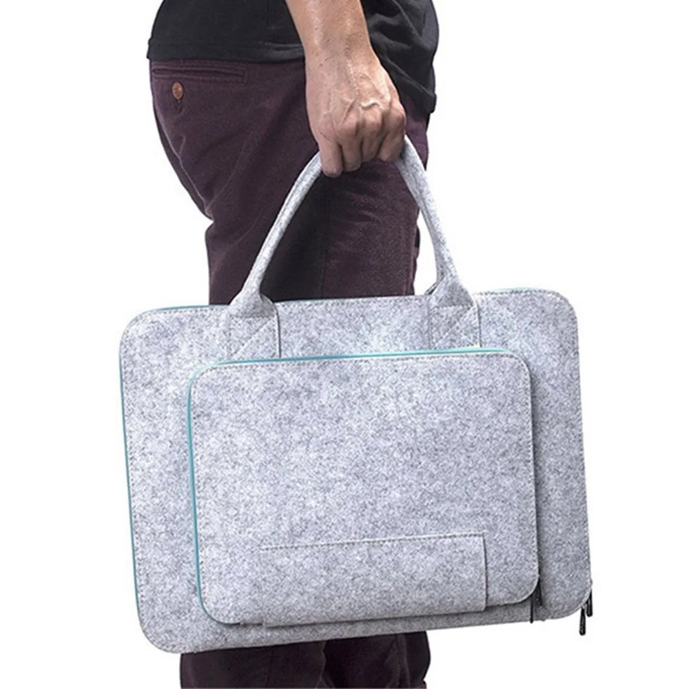 Супер Легкий твердый шерстяной войлок ноутбук сумка Обложка 11 13 15 дюймов Сумка для ноутбука сумка для MacBook lenovo Dell, hp, asus Компьютерная сумка