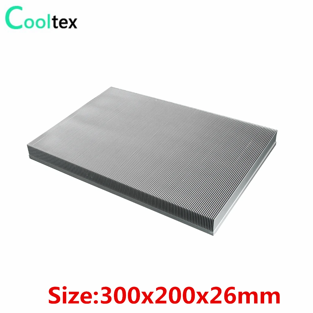 ^*Best Offers (High Power) Aluminum Heatsink 300x200x26mm Skiving Fin Heat Sink large Radiator For Electronic LED LCD Cooling Cooler ^*Best Offers (High Power) Aluminum Heatsink 300x200x26mm Skiving Fin Heat Sink large Radiator For Electronic LED LCD Cooling Cooler