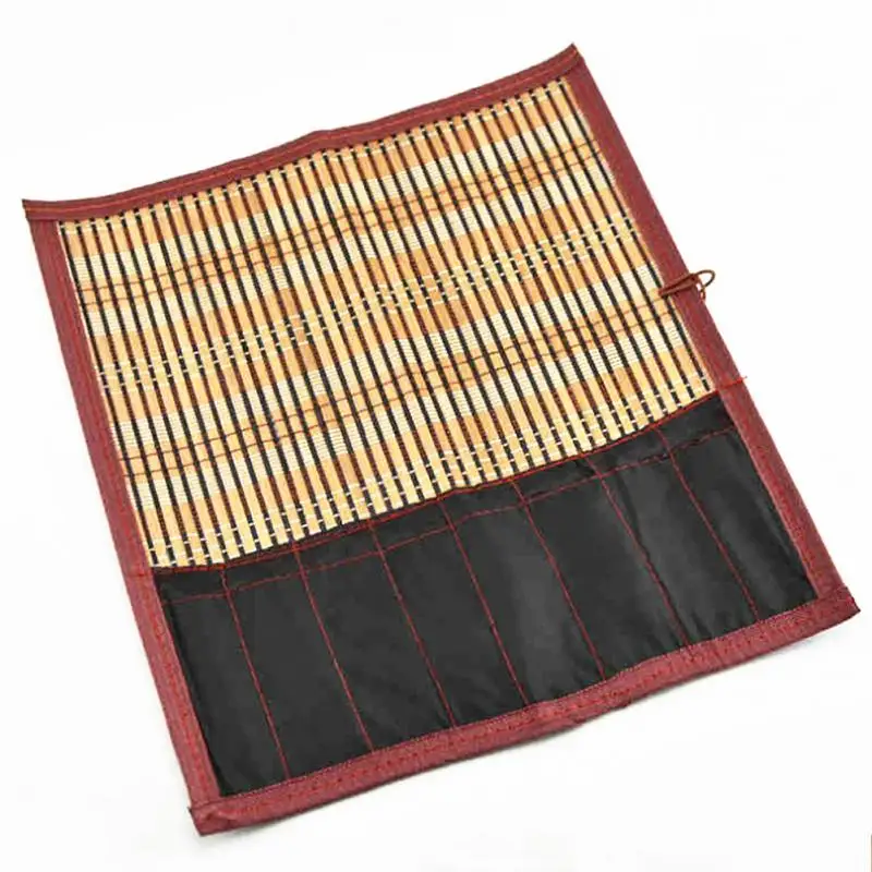Влагостойкие пакет бамбука записи проветрить пенал шторы без щетки товары для рукоделия защиты каллиграфия подвижный мешок