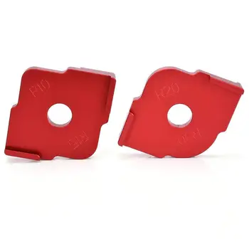

Set of 2 pcs Aluminum alloy Router Table Carpenter Corner Radius Jig Woodworking Table Router Corner Template