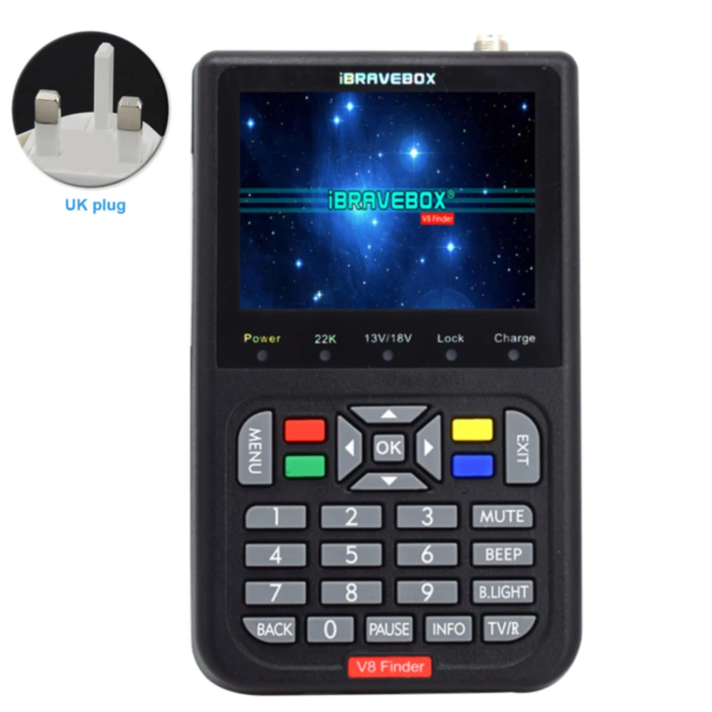 

DVB-S/S2 Lightweight HD Device Satellite Finder Signal Find TV 3.5inch LCD Display Meter Strengthen Portable Satfinder Digital