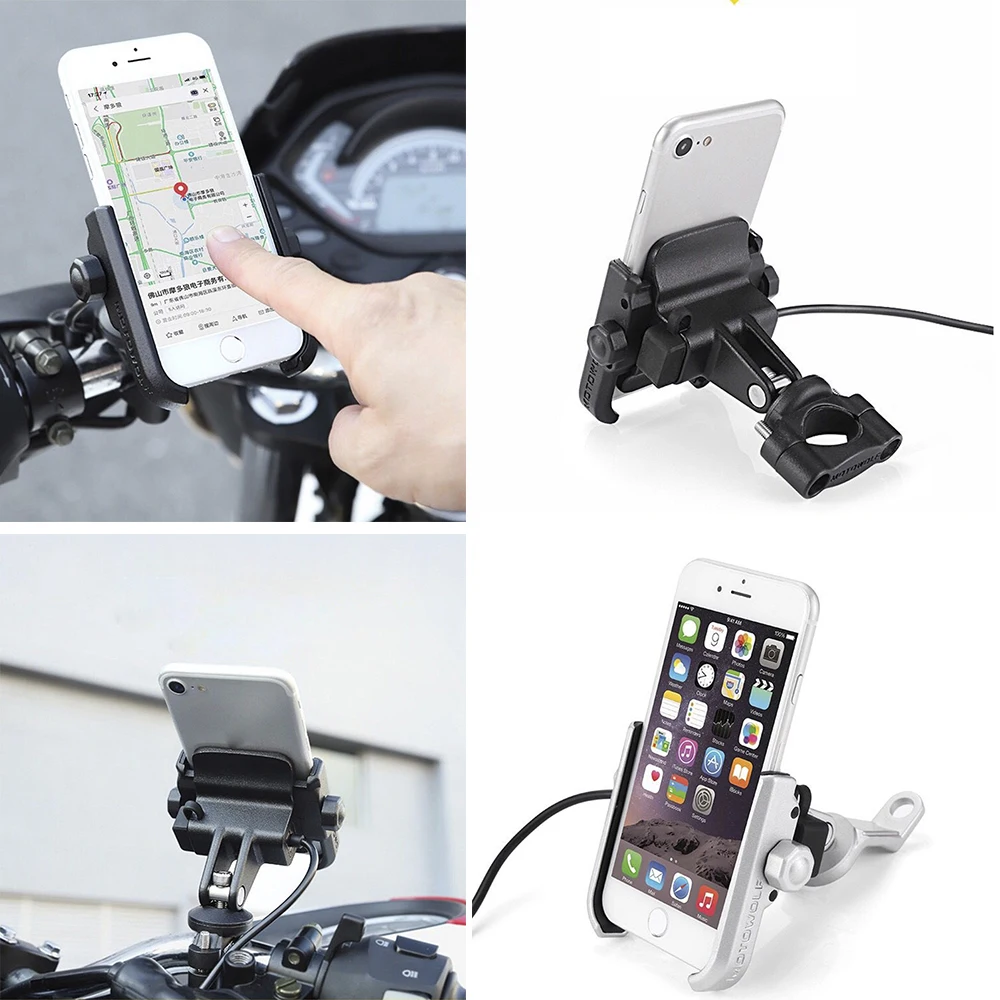 USB motorcycle motorbike phone holder bracket (18)
