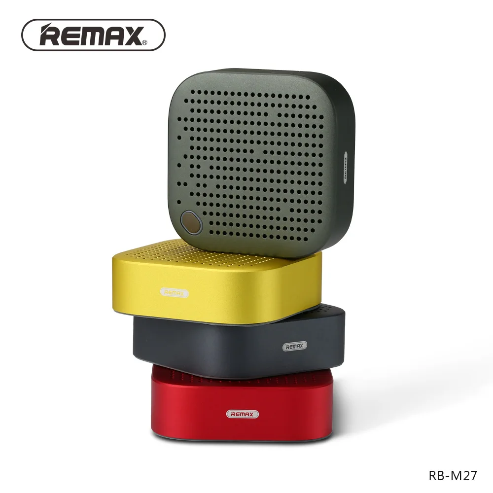 Компактная Bluetooth Колонка Remax портативная мини колонка металлическая