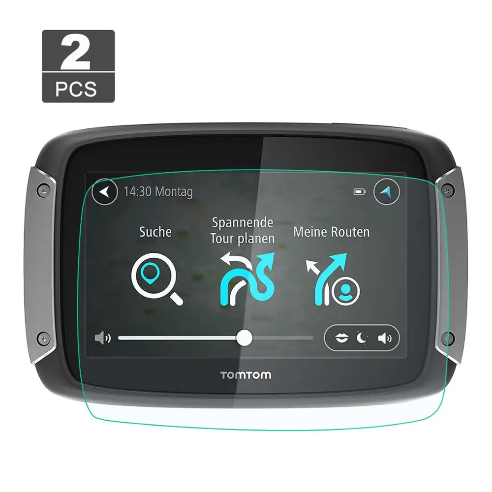 RUIYA Screen Protector For TomTom Rider 40 410 400 450 550 4.3 Inch GPS Navigation Display Screen 2 Pieces