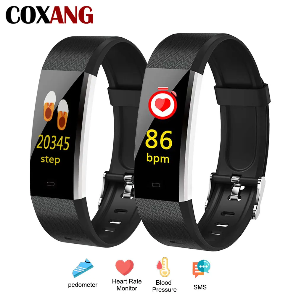 

V5 Color Screen Smart Bracelet Heart Rate Blood Pressure Measurement Fitness Tracker Pedometer Activity Smart WristBand pk id115