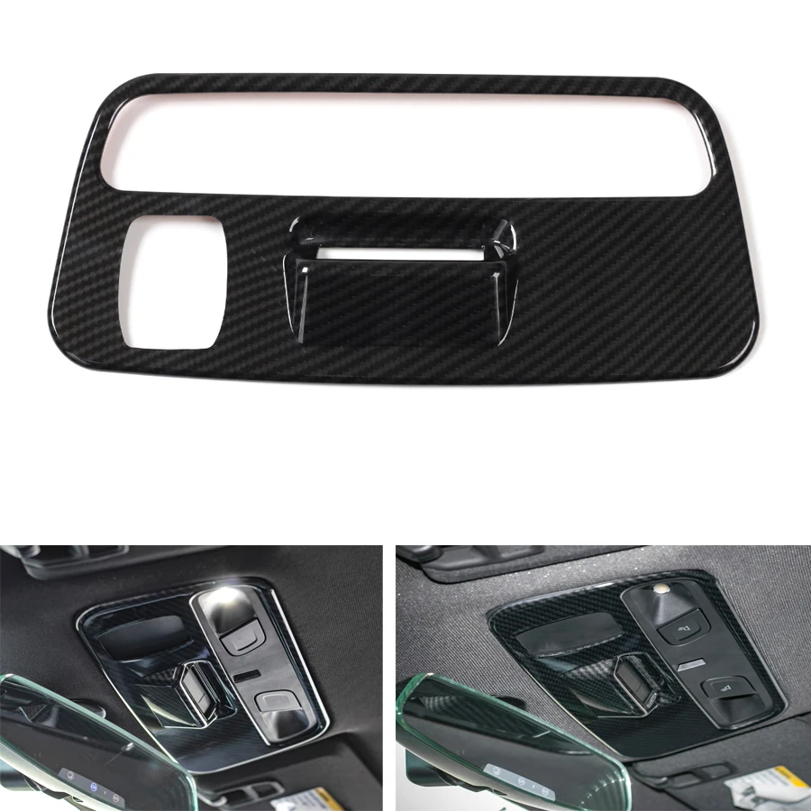

YAQUICKA Car Interior Roof Reading Light Lamp Frame Trim Cover Styling Sticker For Chevrolet Camaro 2017+ ABS Accessories
