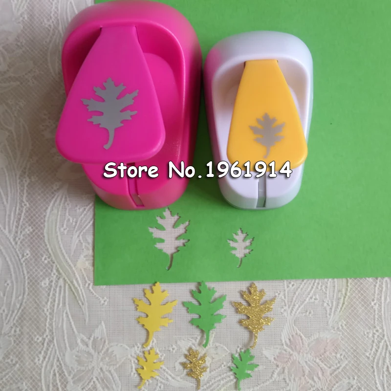 

Freesship 2pcs Oak leaves (1pc 5/8" and 1pc 1")craft punch set Oak Punch Craft Scrapbooking Paper Puncher Tree Shaped Punches