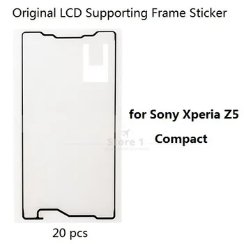

20pcs/lot Original for Sony Xperia Z5 Compact Front LCD Supporting Frame Adhesive Sticker;Touch LCD Screen Glue for Sony Z5 Mini