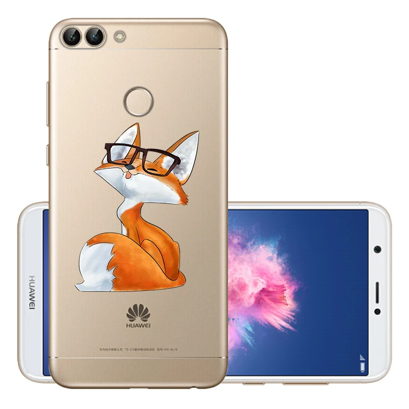 CROWNPRO для huawei P умный чехол, Мягкий ТПУ силиконовый чехол, P умный чехол, чехол для телефона для Coque huawei P Smart Capa Enjoy 7S - Цвет: HHH