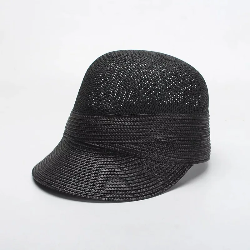 Бумажная соломенная летняя сетчатая бейсболка Gorras для мужчин и женщин