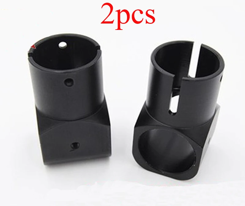 2PCS 25mm to 25mm Aluminium Alloy Tripod Tee Joint Connector for Carbon Tube Landing Gear RC Agriculture Plant Drone Parts