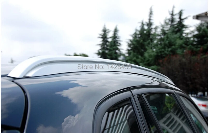 Серебряные боковые рельсы для багажника на крышу для BMW E70 X5 2006-2013 OEM Заводской стиль