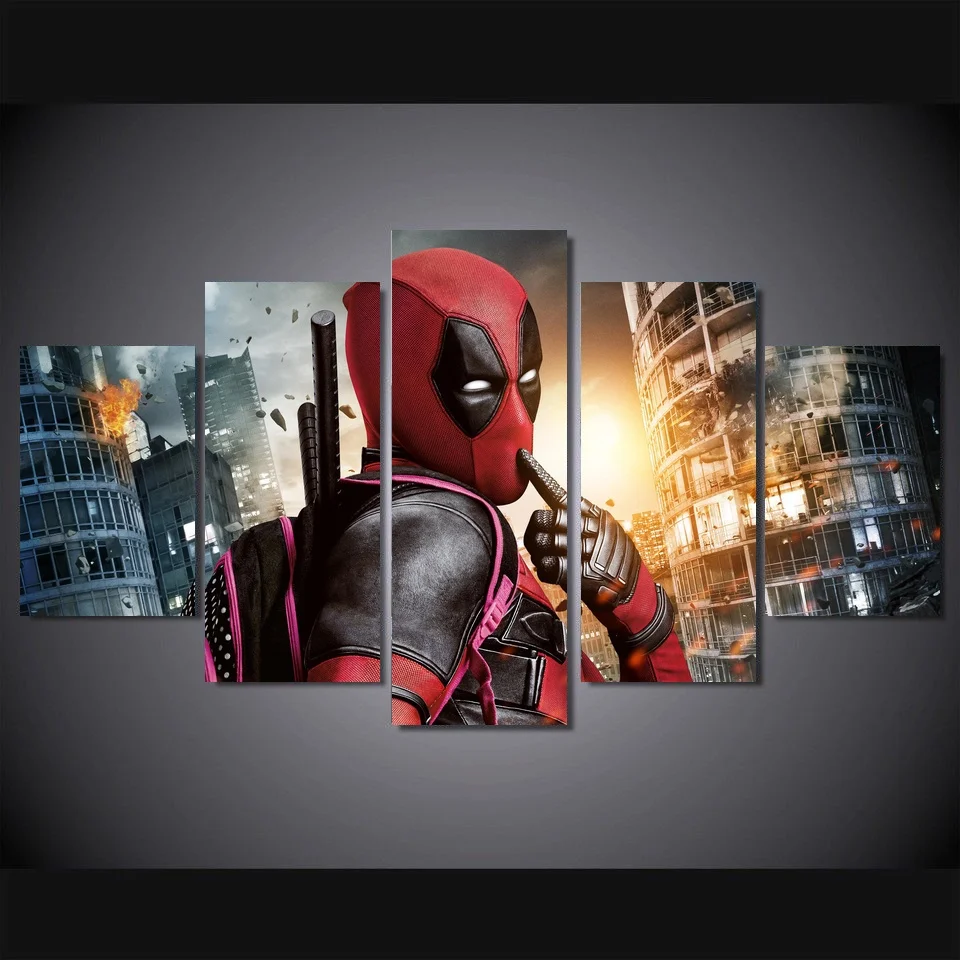 Buy Modular Poster HD Printed Canvas Painting 5 Pieces