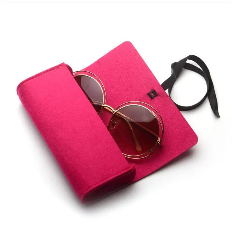 Buy 2018 Fashion Glasses Box Solid Color Safe